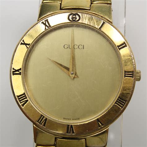 all gold mens gucci watch